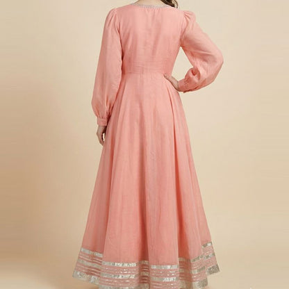 Peach Organza Maxi (ED-04)