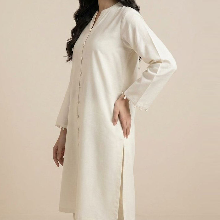 Cream Minimal Co-Ord Set (CO-04)