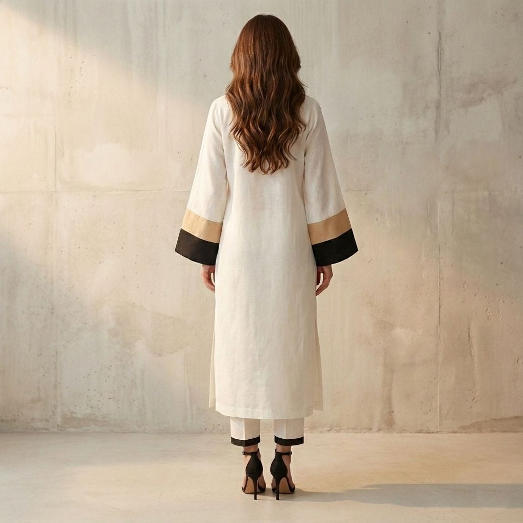 Ivory Luxe Co-Ord (CO-17)