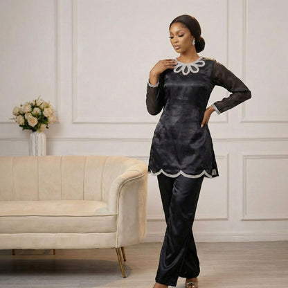 Midnight Lace Elegance