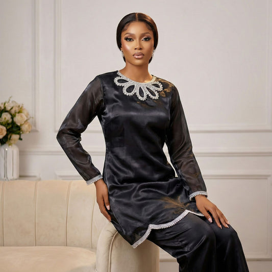 Midnight Lace Elegance