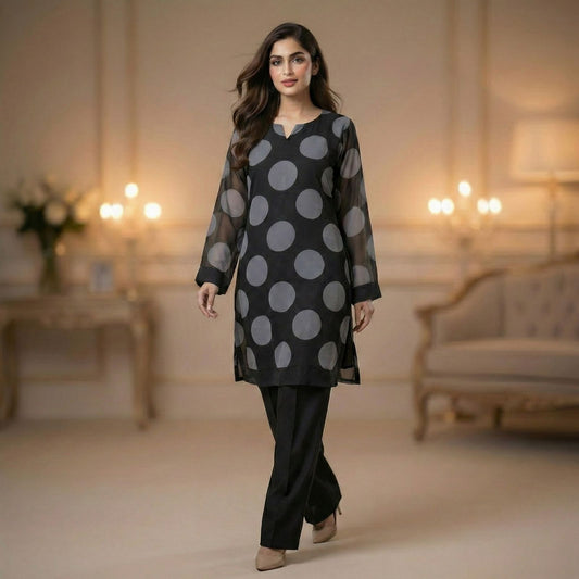 Midnight Dot Elegance