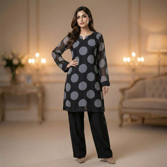 Midnight Dot Elegance