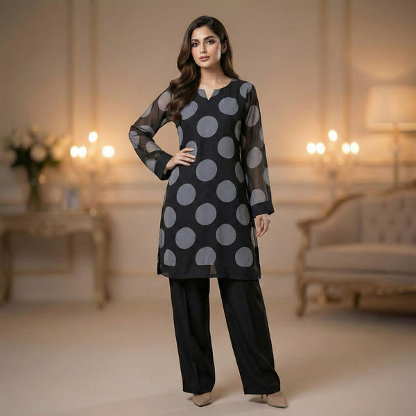 Midnight Dot Elegance