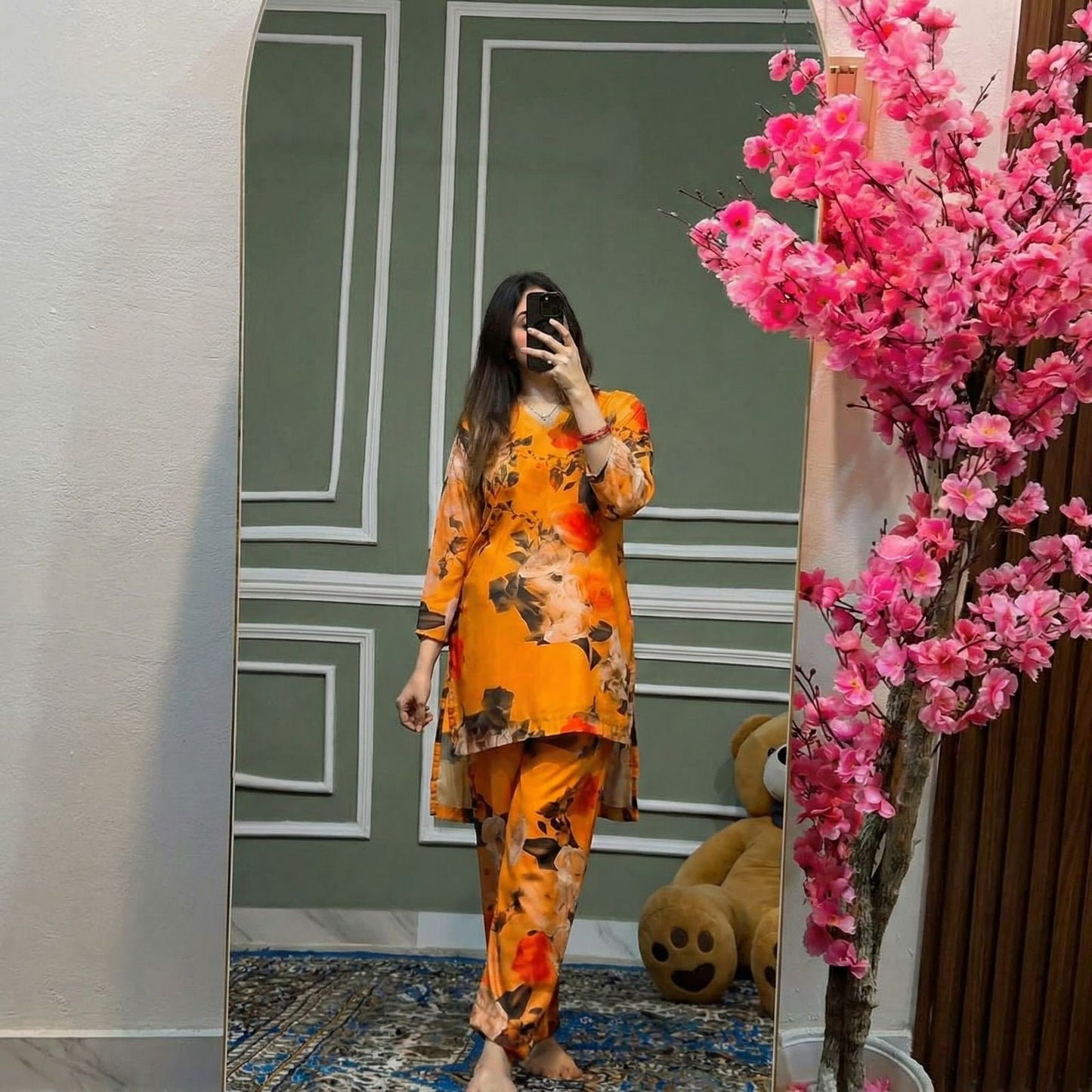 Autumn Bloom Printed Co-Ord Set
