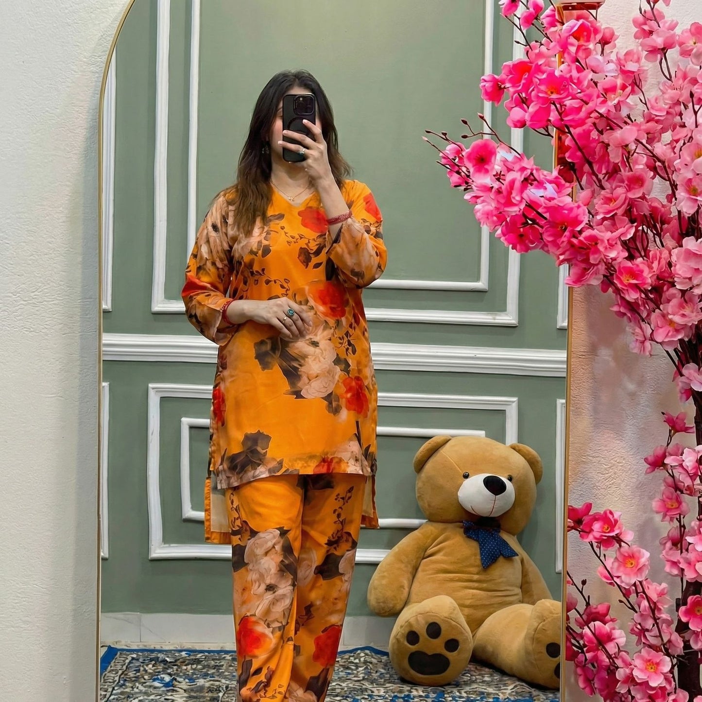 Autumn Bloom Printed Co-Ord Set
