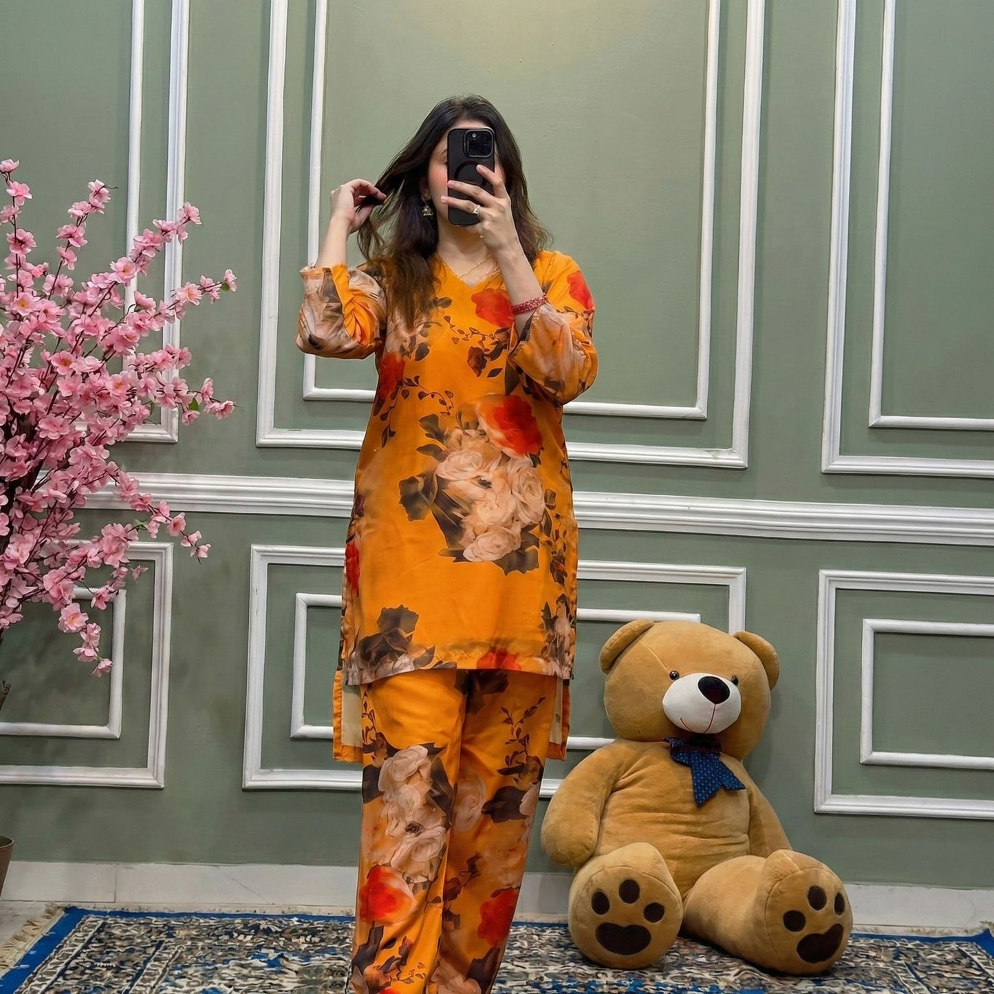 Autumn Bloom Printed Co-Ord Set