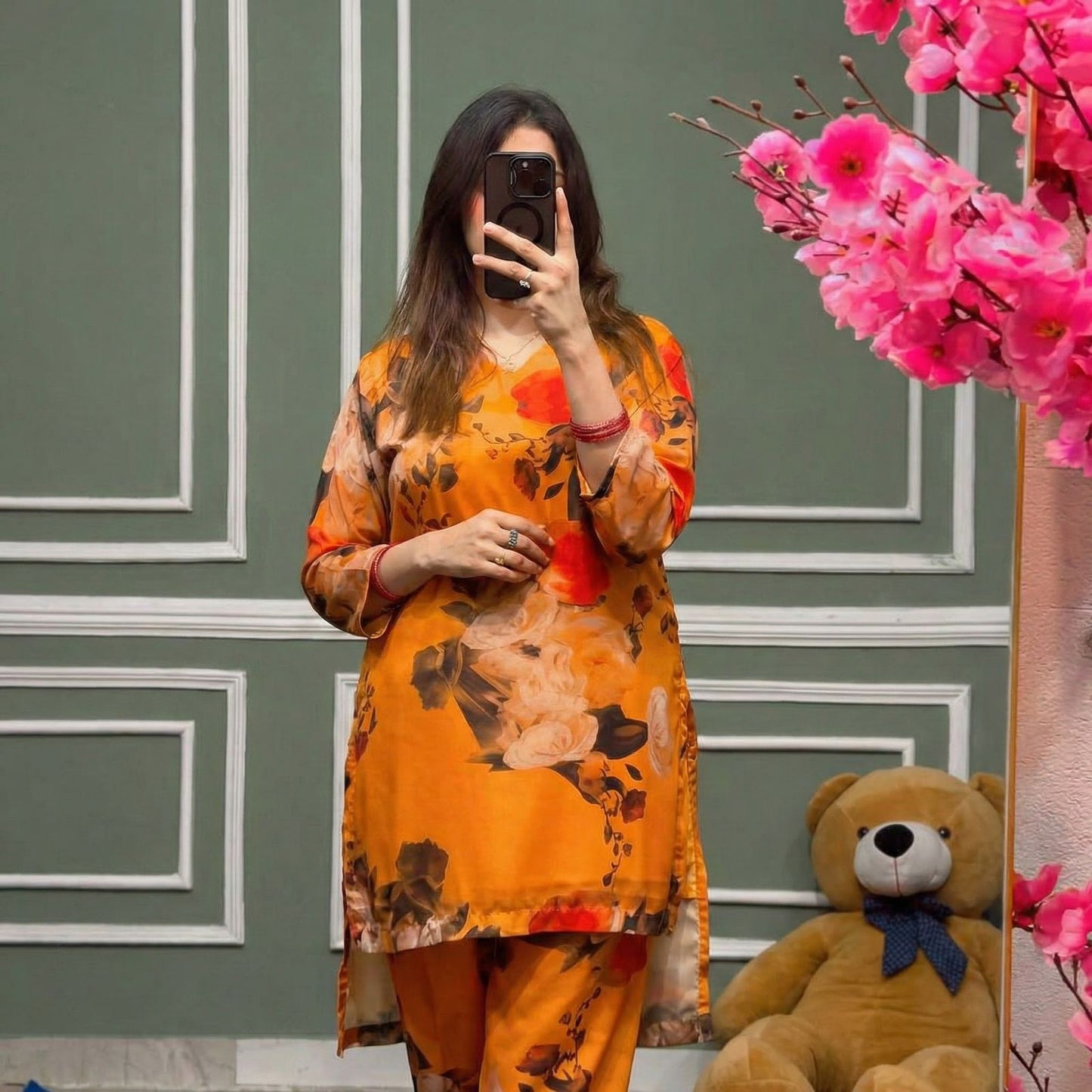 Autumn Bloom Printed Co-Ord Set