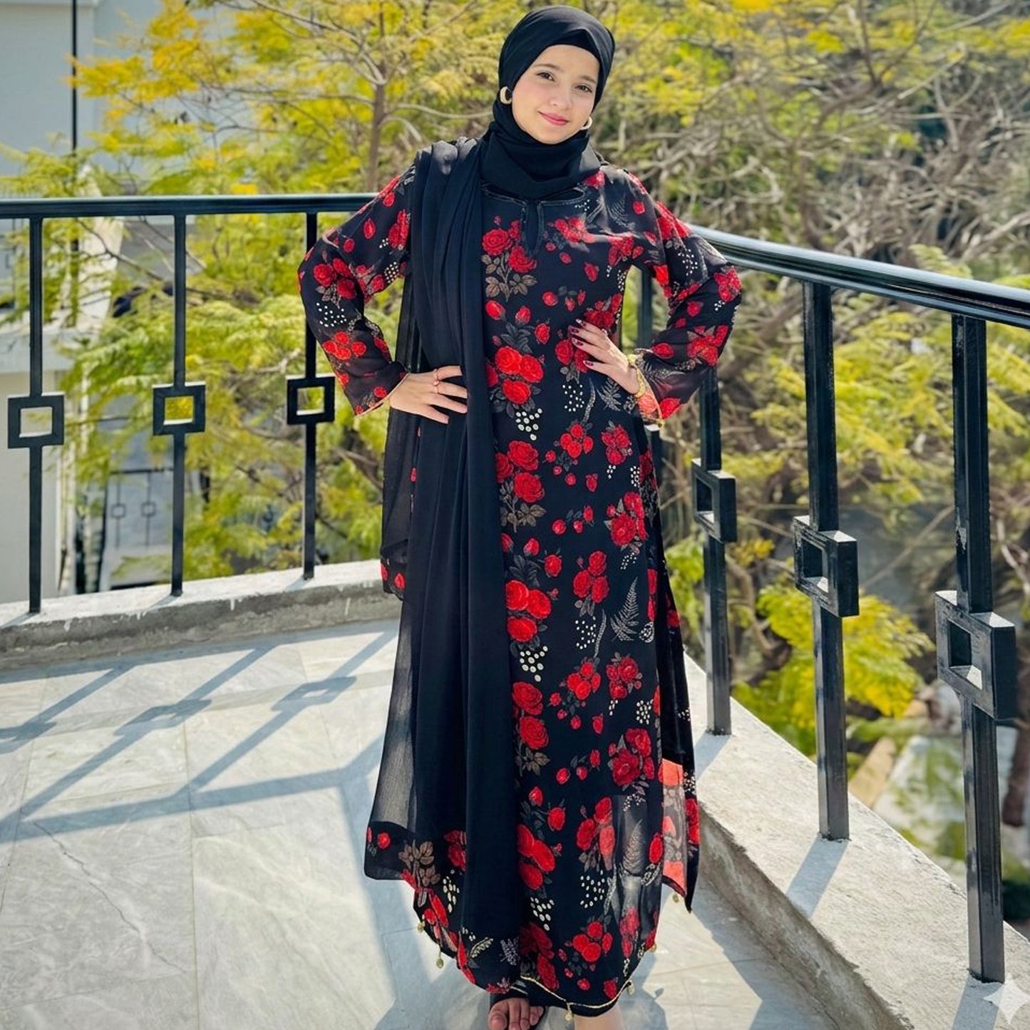 Crimson Noir Elegance