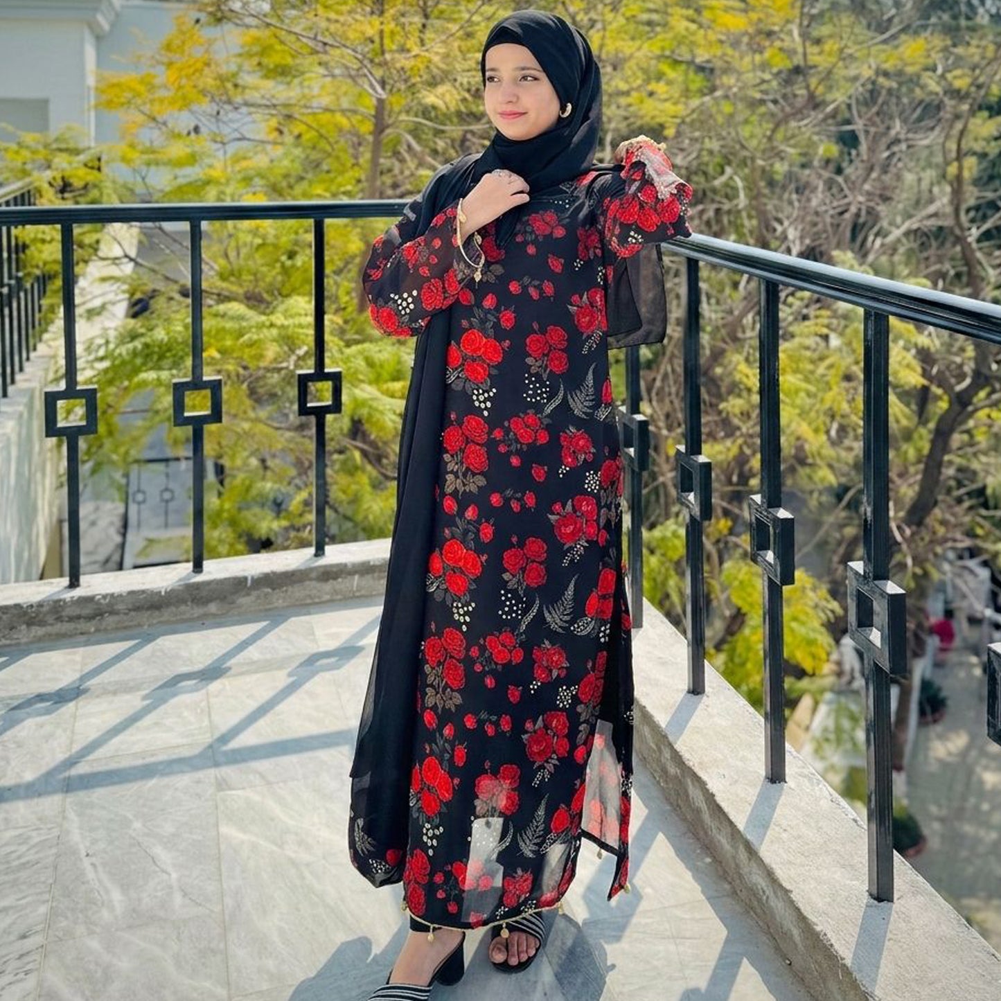 Crimson Noir Elegance