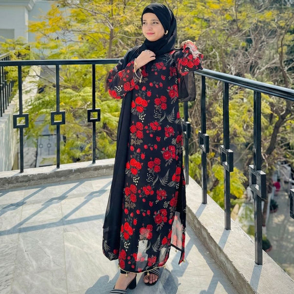 Crimson Noir Elegance