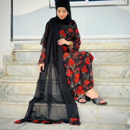 Crimson Noir Elegance